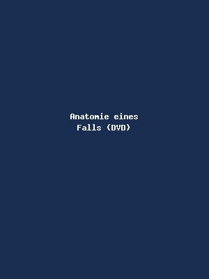 Anatomie eines Falls (DVD)