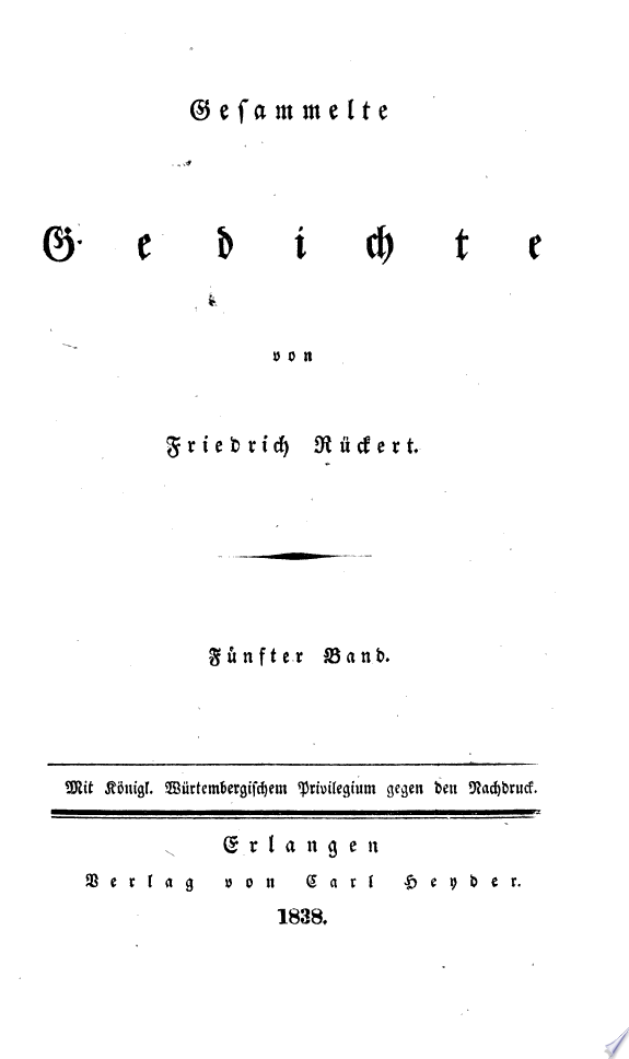 Gesammelte Gedichte