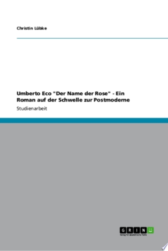 Der Name der Rose — Umberto Eco