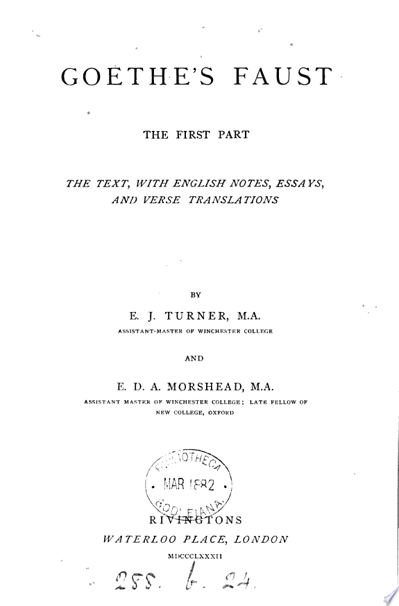 Faust I & II