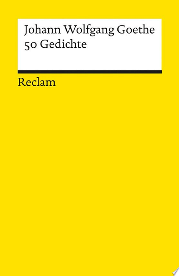 Gedichte von Goethe