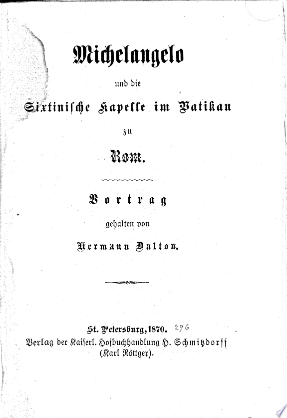 Michelangelo und die Sixtinische Kapelle