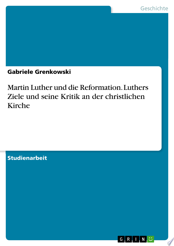 Luther und die Reformation