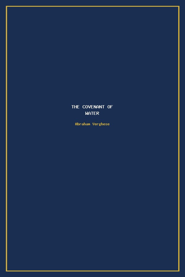 The Covenant of Water