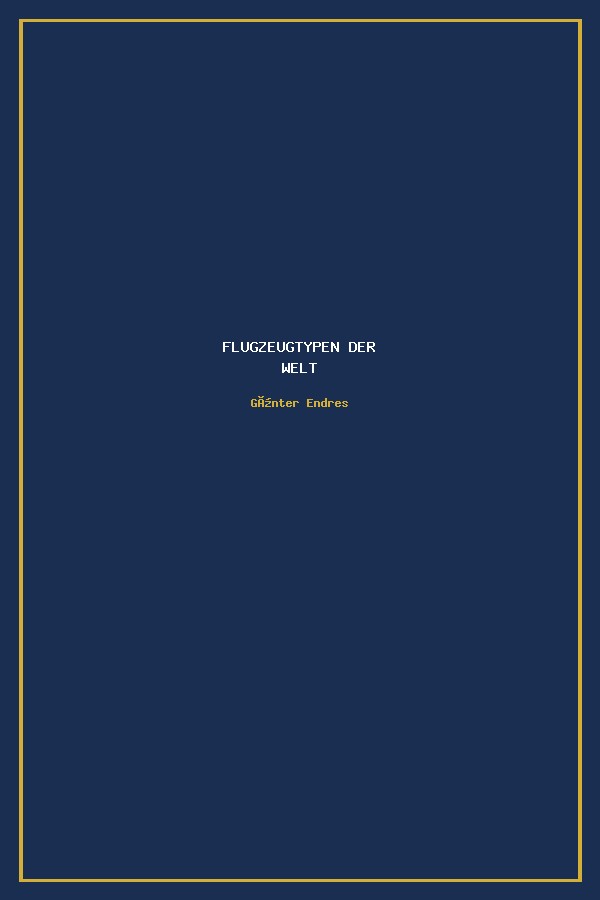 Flugzeugtypen der Welt