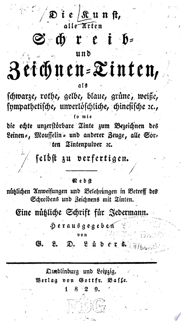 Schwarze Tinte – Weißes Papier