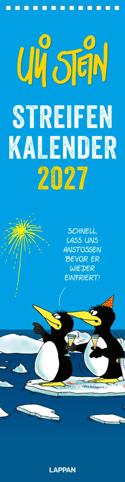 Uli Stein Streifenkalender 2027: Monatskalender für die Wand