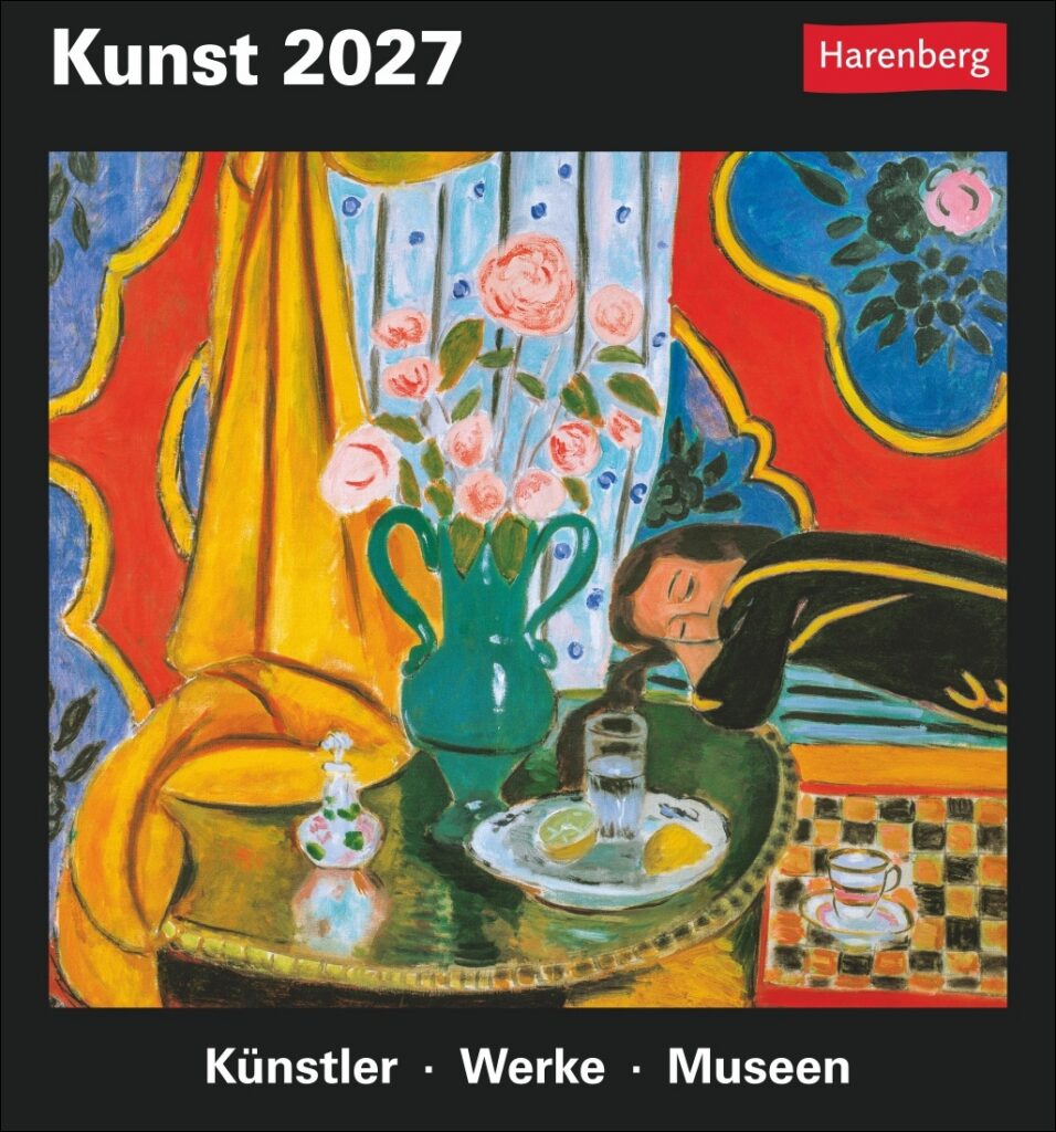 Kunst Tagesabreißkalender 2027 – Kulturkalender – Künstler, Werke, Museen