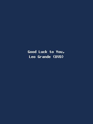 Good Luck to You, Leo Grande (DVD)