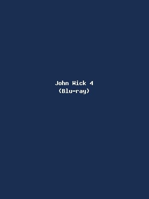 John Wick 4 (Blu-ray)