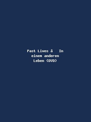 Past Lives – In einem anderen Leben (DVD)