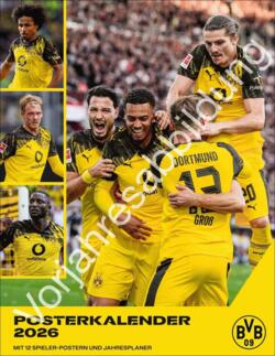 BVB Posterkalender 2027: Jahres-Wandkalender 2027 f?r Fußballfans. Fotokalender mit den Stars