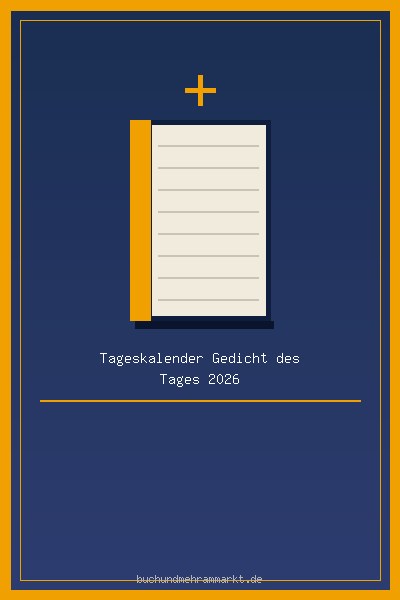 Tageskalender Gedicht des Tages 2026