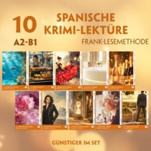 10 Spanische Krimi-Lektüre A2-B1 (10 Bücher + Audio-Online), m. 10 Audio, m. 10 Audio, 10 Teile