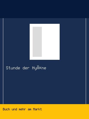 Stunde der Hyäne