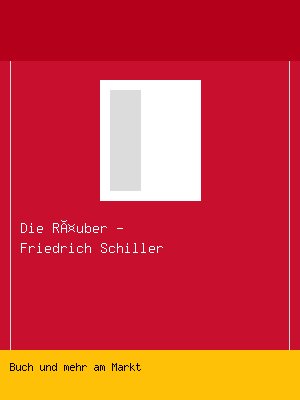 Die Räuber - Friedrich Schiller