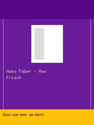 Homo Faber - Max Frisch