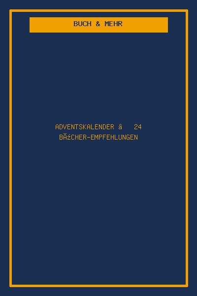 Adventskalender – 24 Bücher-Empfehlungen