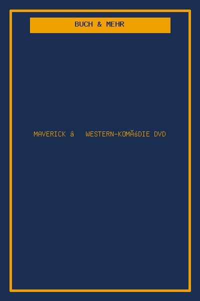 Maverick – Western-Komödie DVD