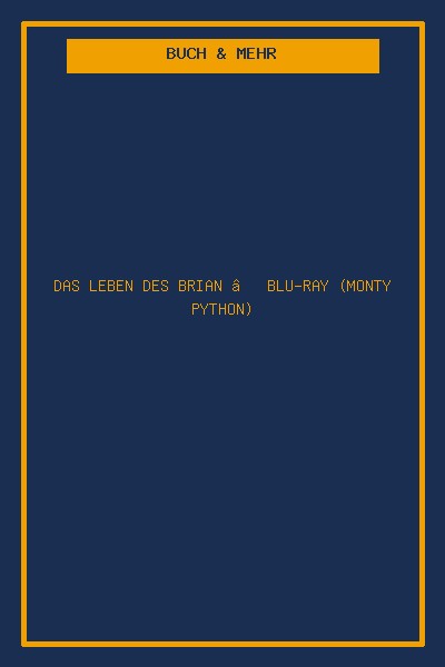 Das Leben des Brian – Blu-ray (Monty Python)
