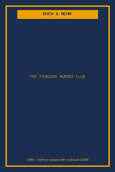 The Thursday Murder Club