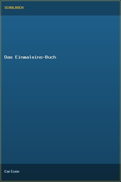 Das Einmaleins-Buch